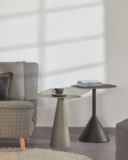 Приставной столик Yinan Ø 48 cm черный Испания