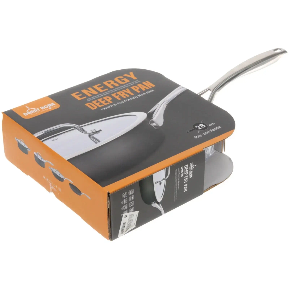 Сотейник «ENERGY» 3,6л, стеклянная крышка, 28*7,5см