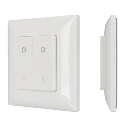 Панель SMART-P47-DIM-P-SUF (3V, 2 зоны, Knob, 2.4G) (Arlight, Пластик) 028301