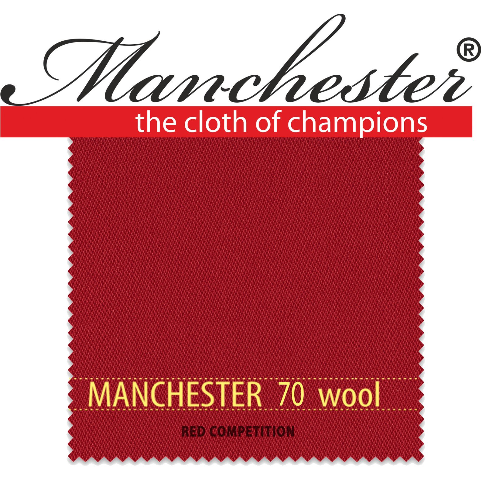 Сукно Manchester 70 RED competition фото №5