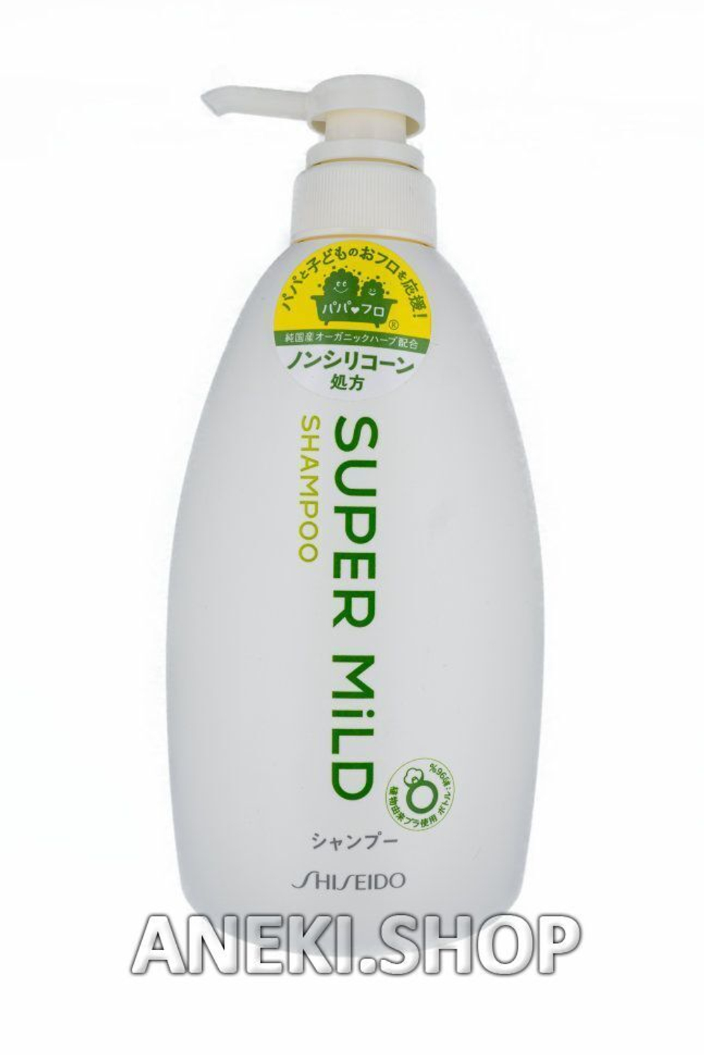 Шампунь супермягкий для волос с ароматом трав 600 мл Super Mild Shiseido
