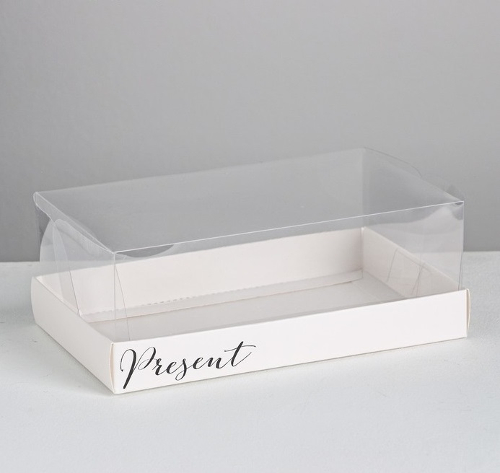 Коробка для десерта, рулета «Present», 22 х 8 х 13,5 см