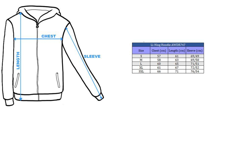 Li-Ning Hoodie AWDR747-2C red