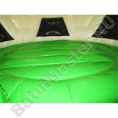 Коммерческий надувной батут «Футбольный мяч» с крышей, 4,5*4,5*5