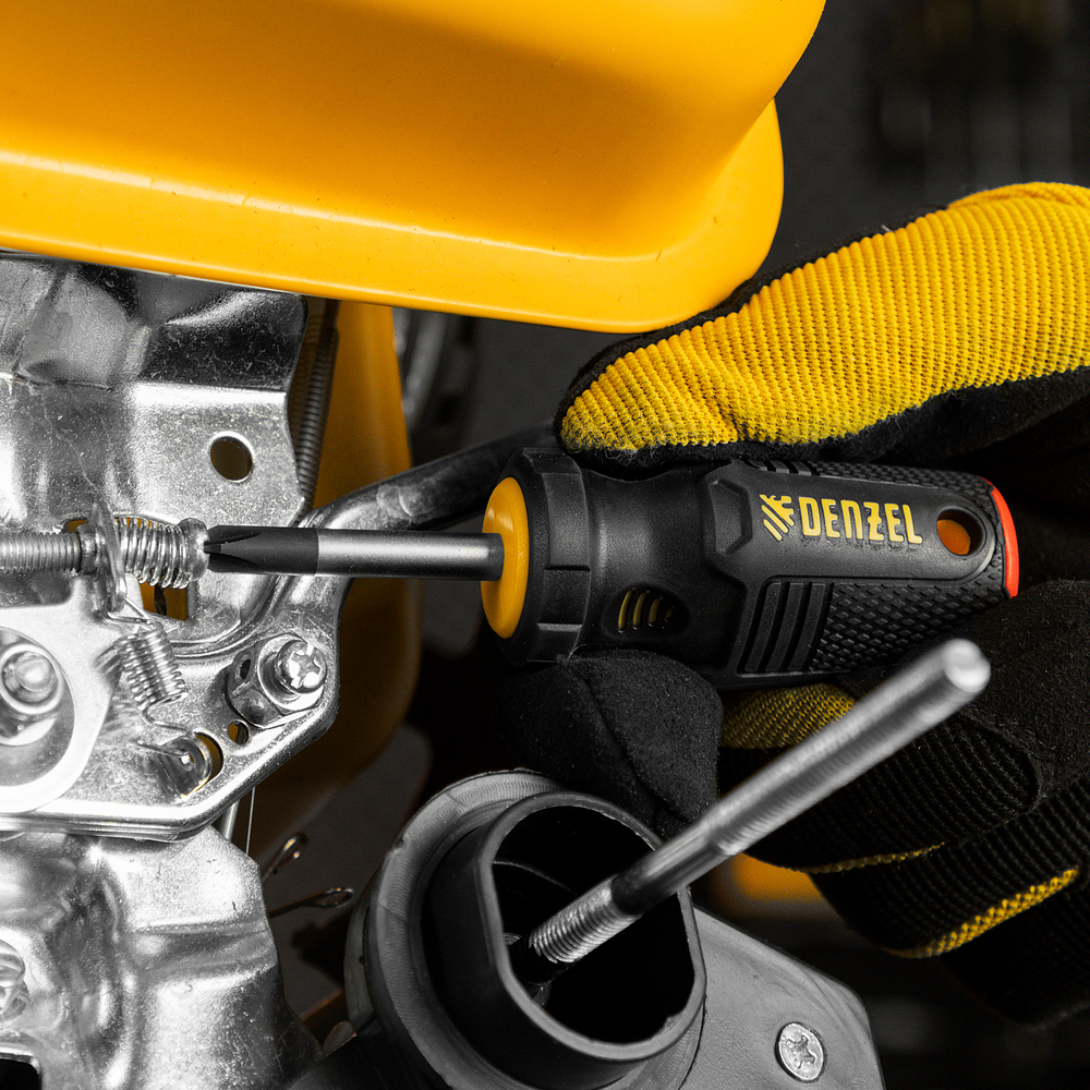 Набор отверток на полке, 8 шт., PH+SL, S2, 3к рукоятка Denzel