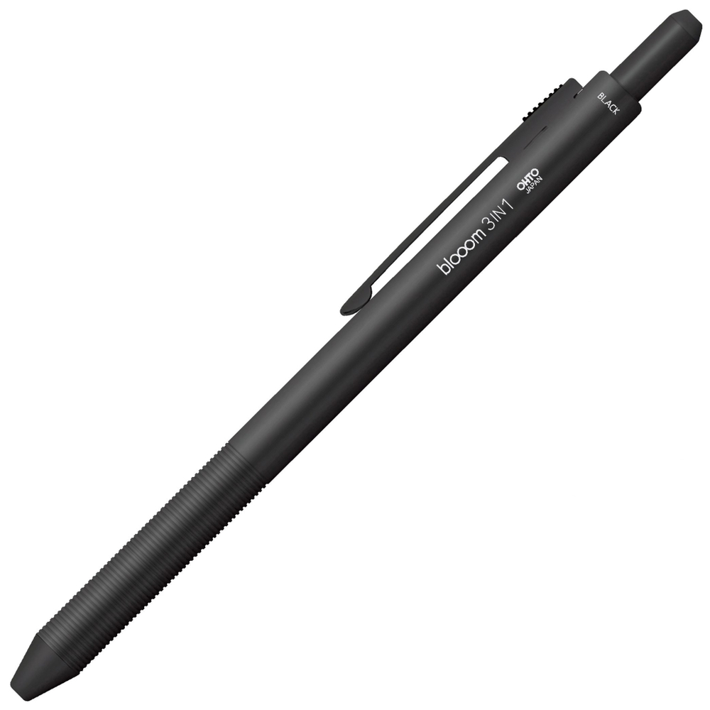 Многофункциональная ручка Ohto Blooom 3-in-1 Iron Gray