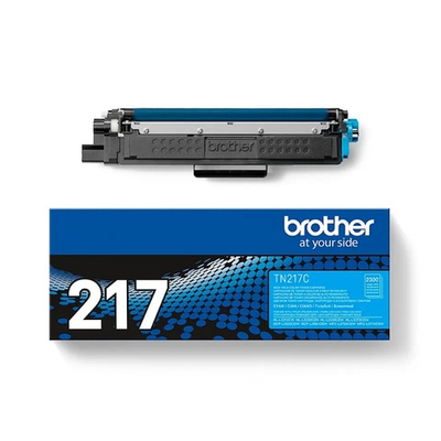 Тонер-картридж Brother TN-217C для HL-L3230CDWR1/DCP-L3550CDWR1/MFC-L3770CDWR1 голубой (2.3K)