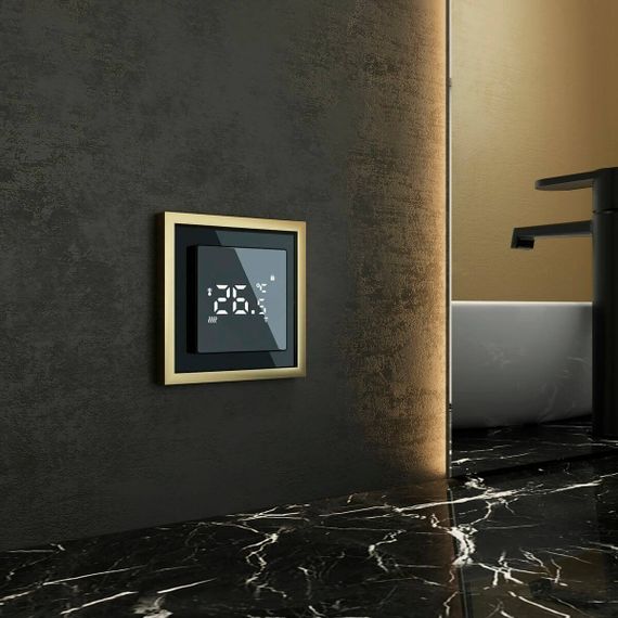 Рамка Werkel Baguette на 1 пост черный/латунь W0012852 4690389185779