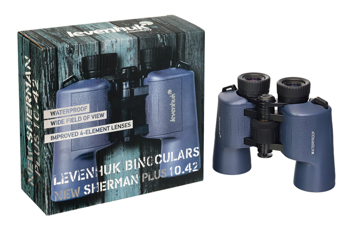Бинокль Levenhuk New Sherman PLUS 10x42
