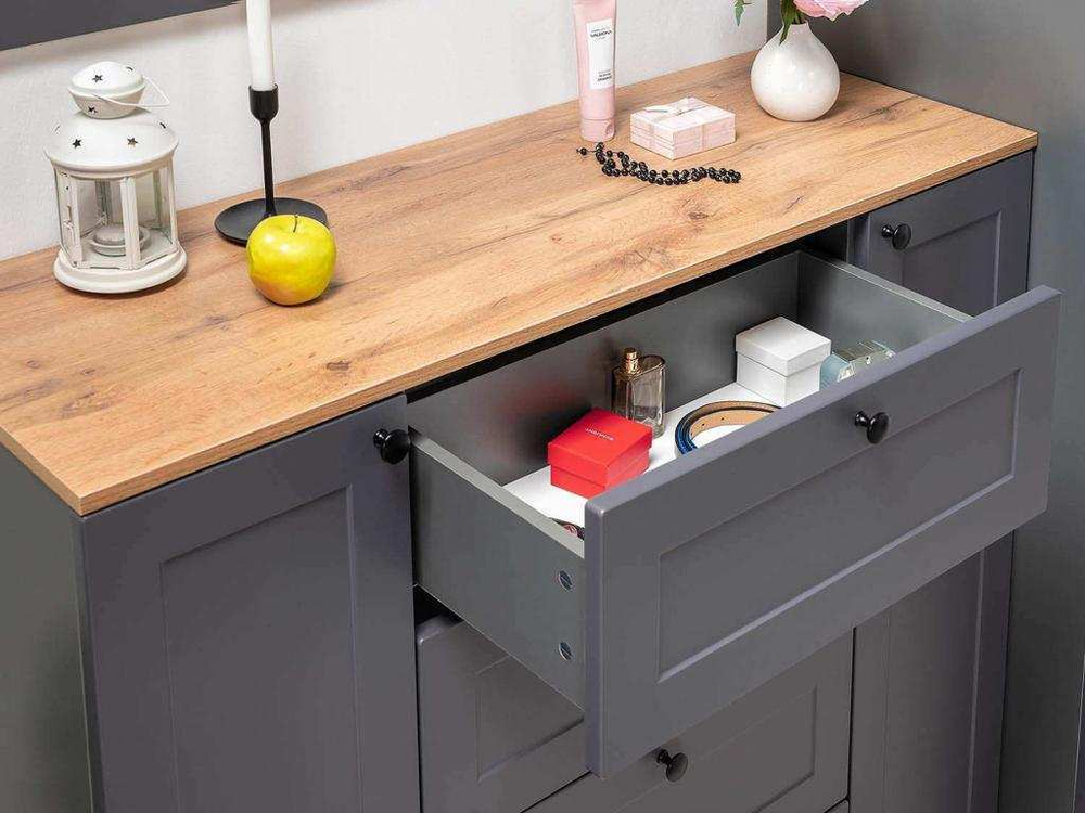 Прихожая Остин 2 Серый графит/Дуб Вотан