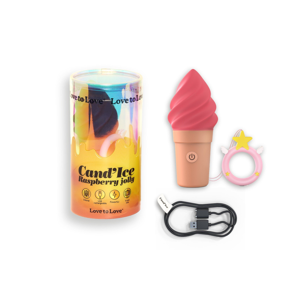 Мини вибратор Love to Love CAND'ICE - RASPBERRY JOLLY