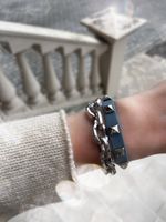 БРАСЛЕТ «MISTRESS» 04 ГОЛУБОЙ