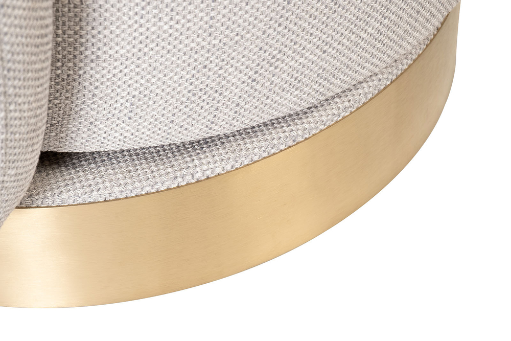 Кресло вращающееся Garda Decor Napoli светло-серое