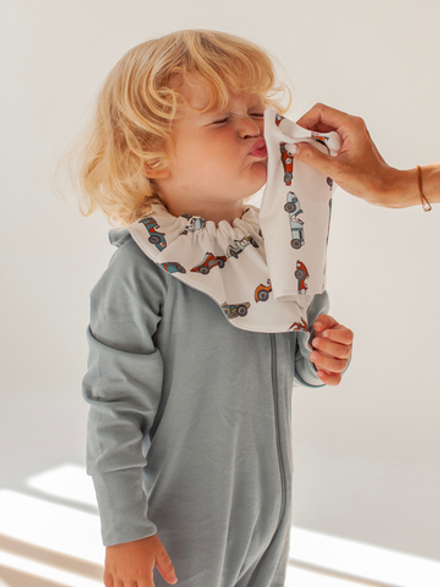 Набор платочков-слюнявчиков Mjölk Retro Cars