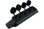 Удлинитель силовой iTOK i-CONNECT-COLOR-SU-KG-215-4-54-50-BLACK