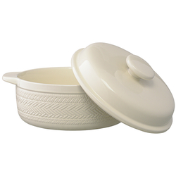 Кастрюля жаропрочная 2.4л Liberty Jones Сountry Mill светло-бежевая