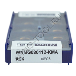 Пластина твердосплавная ISO WNMG080412-KMA ACK20E AHNO по чугуну, получистовая