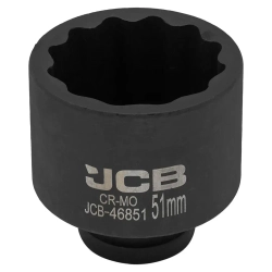 Головка ударная 3/4'', 51мм (12гр.) JCB JCB-46851