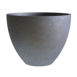 Кашпо Concretika Upon D45 H35 Premium Grey