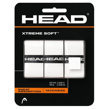 Овергрип Head Xtreme Soft, 285104-WH, 0.5 мм, 3 шт, белый