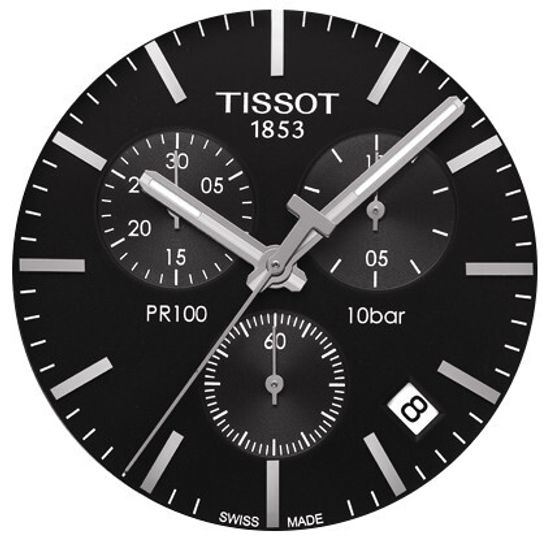 Tissot T101.417.11.051.00 мужские часы с хронографом Tissot PR 100 CHRONO CLASSIC dial