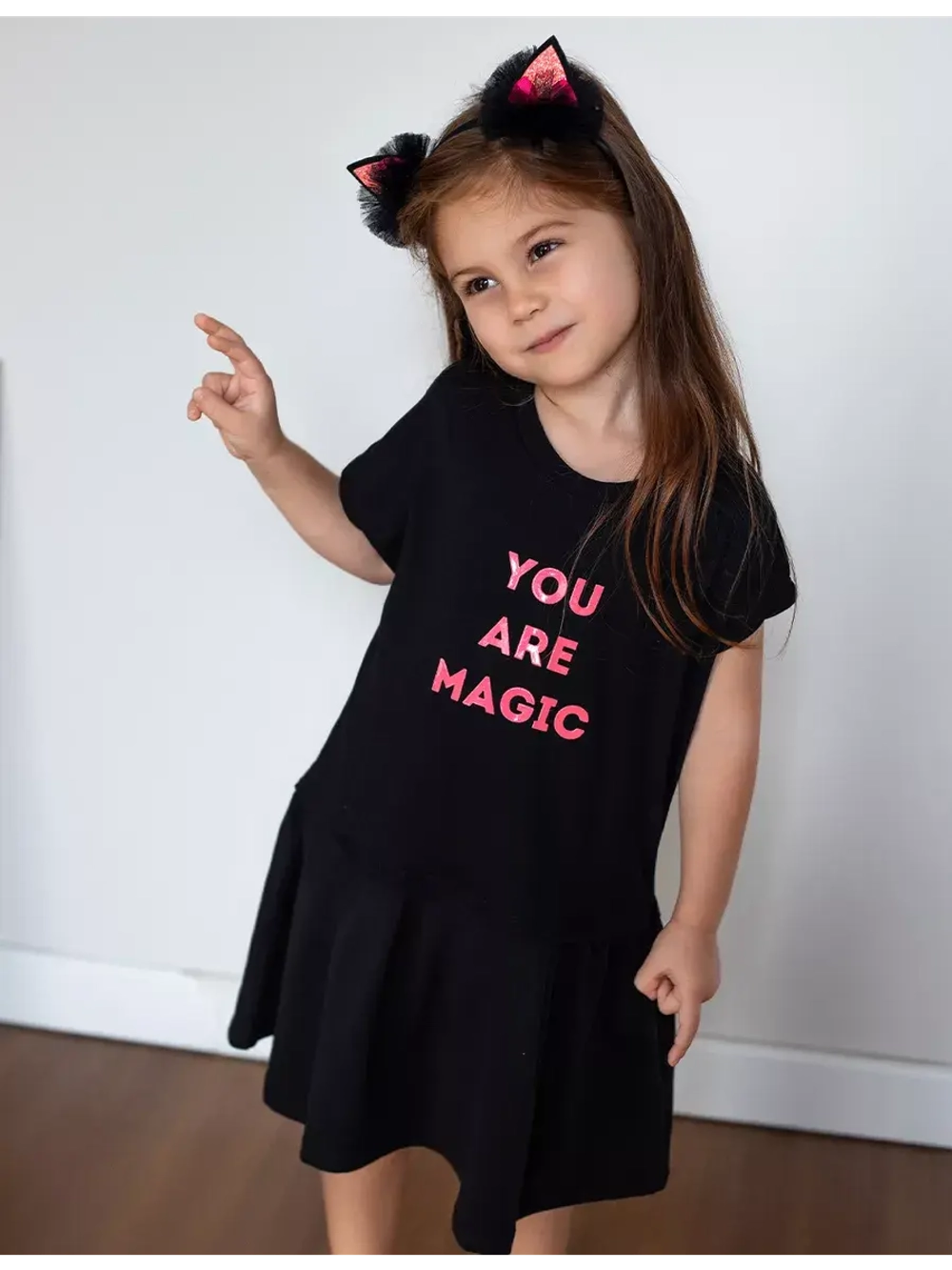 Платье детское трикотажное повседневное в садик