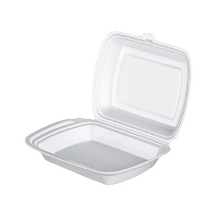 Ланч-бокс 81LB белый 1-сек 247*206*35 (200шт/кор)