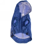 Дождевик-плащ для собаки «Молния» с капюшоном, размер XXL (40*54*40см)