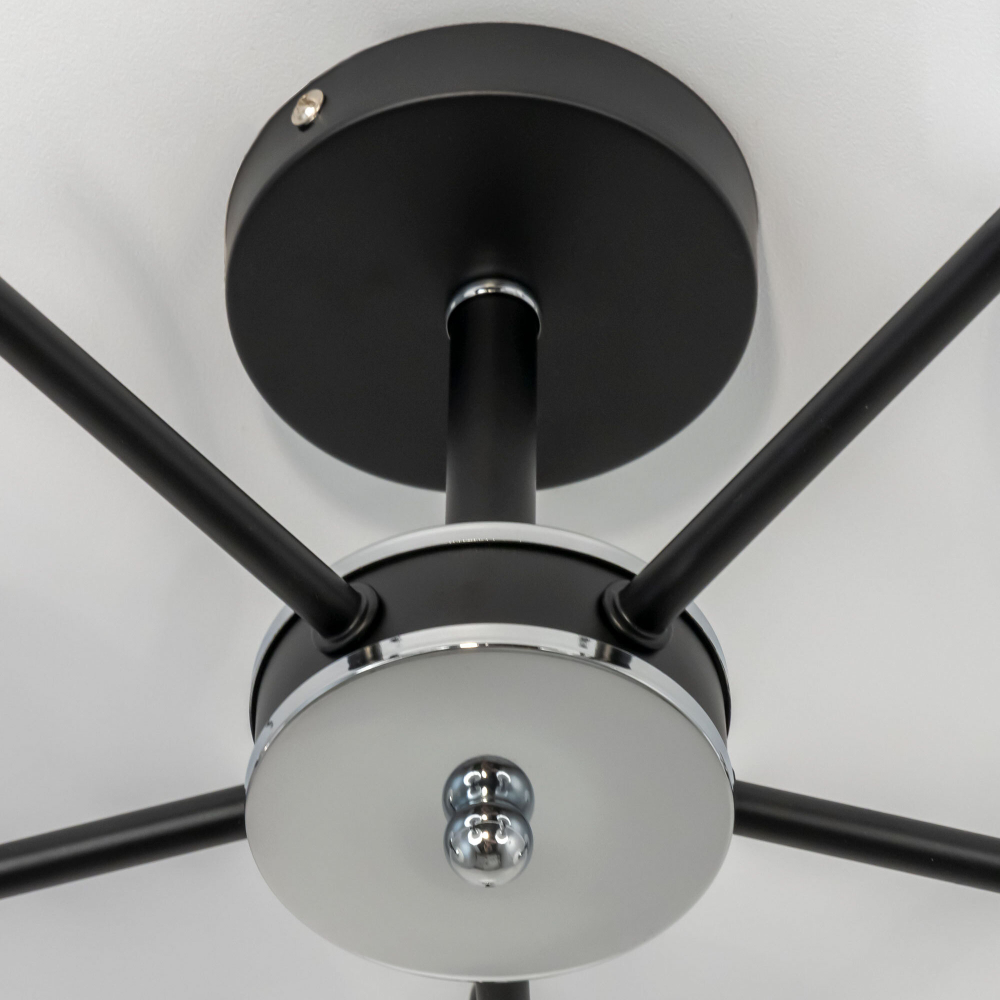 Citilux Стивен CL141251 Люстра потолочная Чёрная