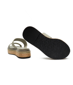 Кожаные шлепанцы Calvin Klein - мятный(HW0HW01966)