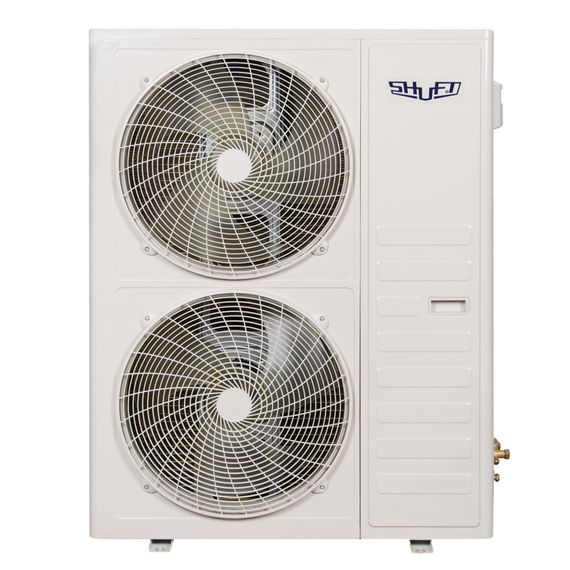 Комплект SHUFT SFLC_C-48HN1_V2_BL полупромышленной сплит-системы, кассетного типа (черная панель) — (4)