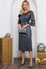 Платье вечернее Волшебный образ (графит) П14628-18М LT Collection