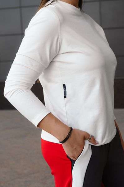 Лонгслив из премиального трикотажа