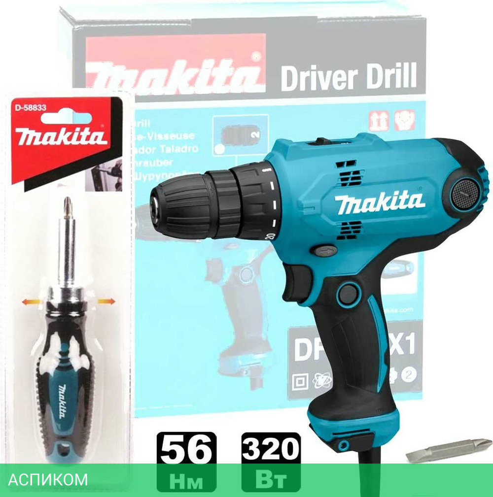 Дрель-шуруповерт Makita DF0300X1