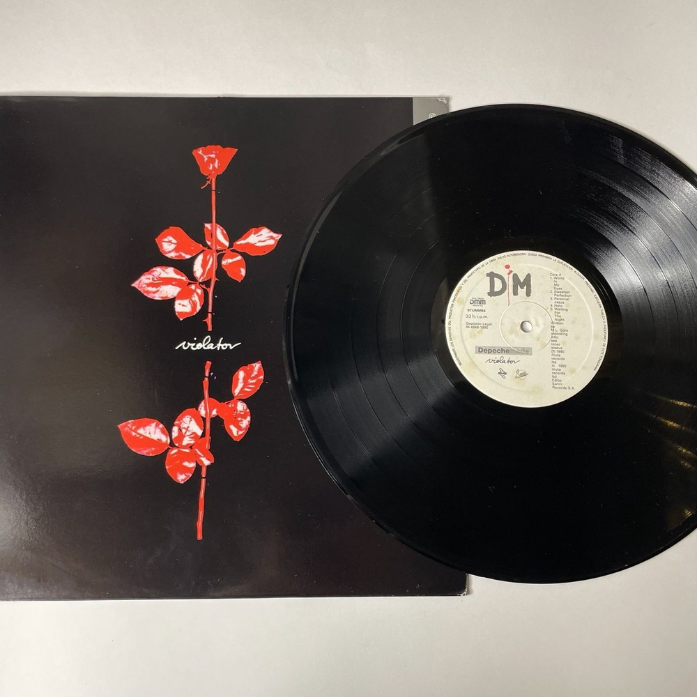 Винтажная виниловая пластинка LP Depeche Mode Violator (Spain 1990) Состояние VG