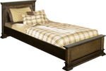 Кровать одинарная «Верди Люкс» с низким изножьем
