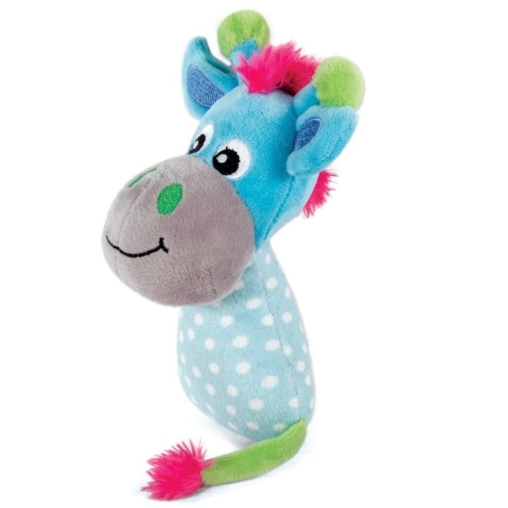 Игрушка (Triol) для щенков мягкая "Жираф в горошек", голубой, 165мм Игрушка (Triol) для щенков мягкая "Жираф в горошек", голубой, 165мм