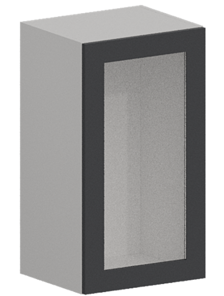 Кухня Модуль ШВС 400 Графит / Графит Софт