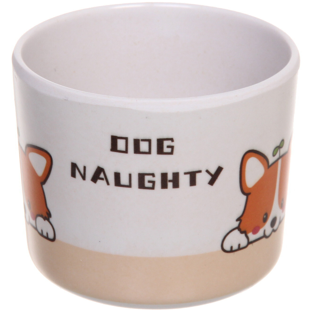 Набор детской посуды из бамбука 5 предметов «Щенок»