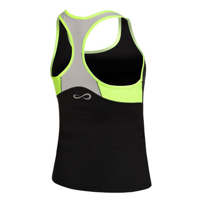 Женская теннисная майка Endless Flow Tank Top Women - Black, Green