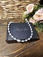 Чокер ручной работы из перламутра и бисера "На удачу"