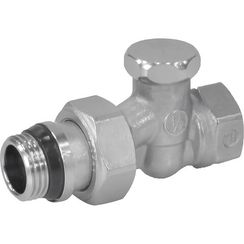 Клапан отсечной Giacomini R16TG для радиатора 1/2quot; ВН, прямой, Kvs-1.55м3/ч