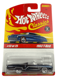 Hot Wheels Classics Series 1: 1963 T-Bird (Blue) (#13 of 25) (2005)