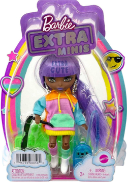 Кукла Barbie Extra Minis с сиреневыми волосами