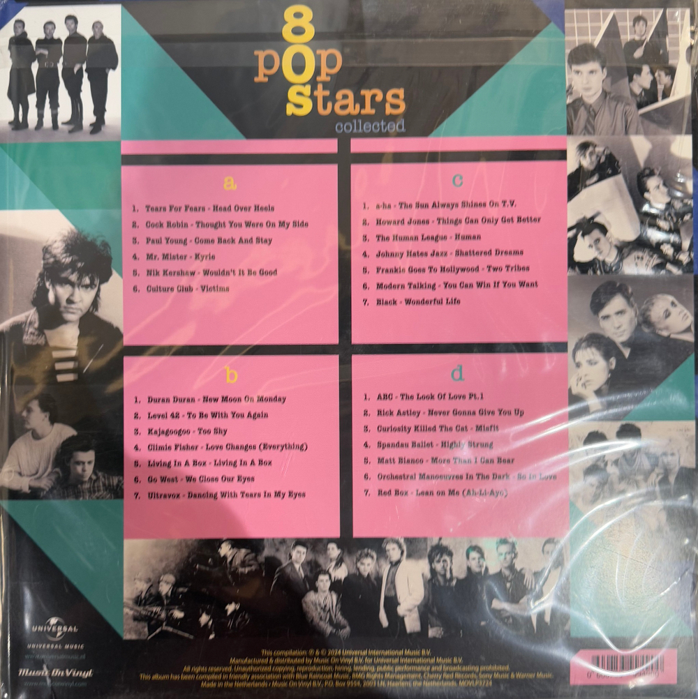 Виниловая пластинка Сборник 80s Pop Stars Collected 2LP Red/Silver