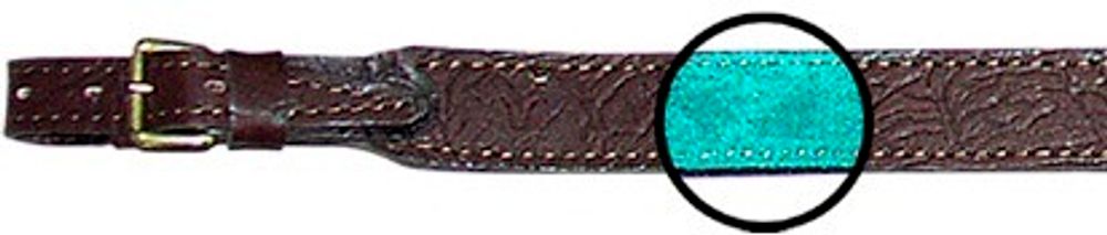 Ремень ружейный регулируемый кожа/велюр