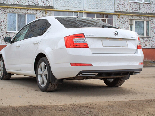 Диффузор заднего бампера Skoda Octavia A7