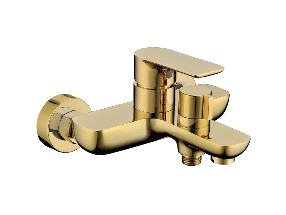 Смеситель для ванны с ручным душем RIMERO RM3070GO (Золото)