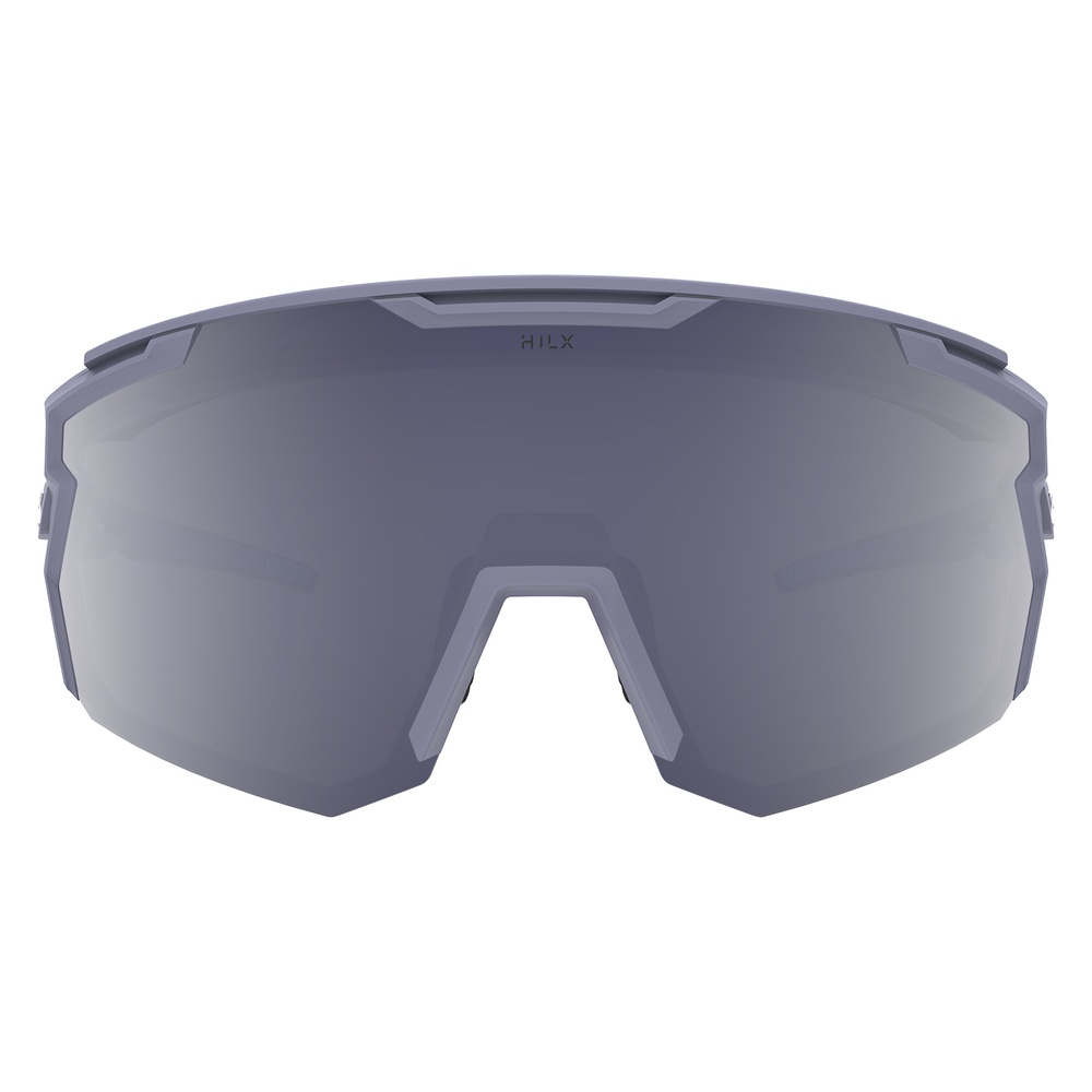 Спортивные очки с диоптриями HILX Samurai / Matt Solid Grey / Black Mirror Polarized Lens + Clear Lens