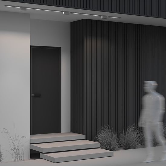 Уличный трековый светильник Outdoor O-TR01-2-S-10WW3K